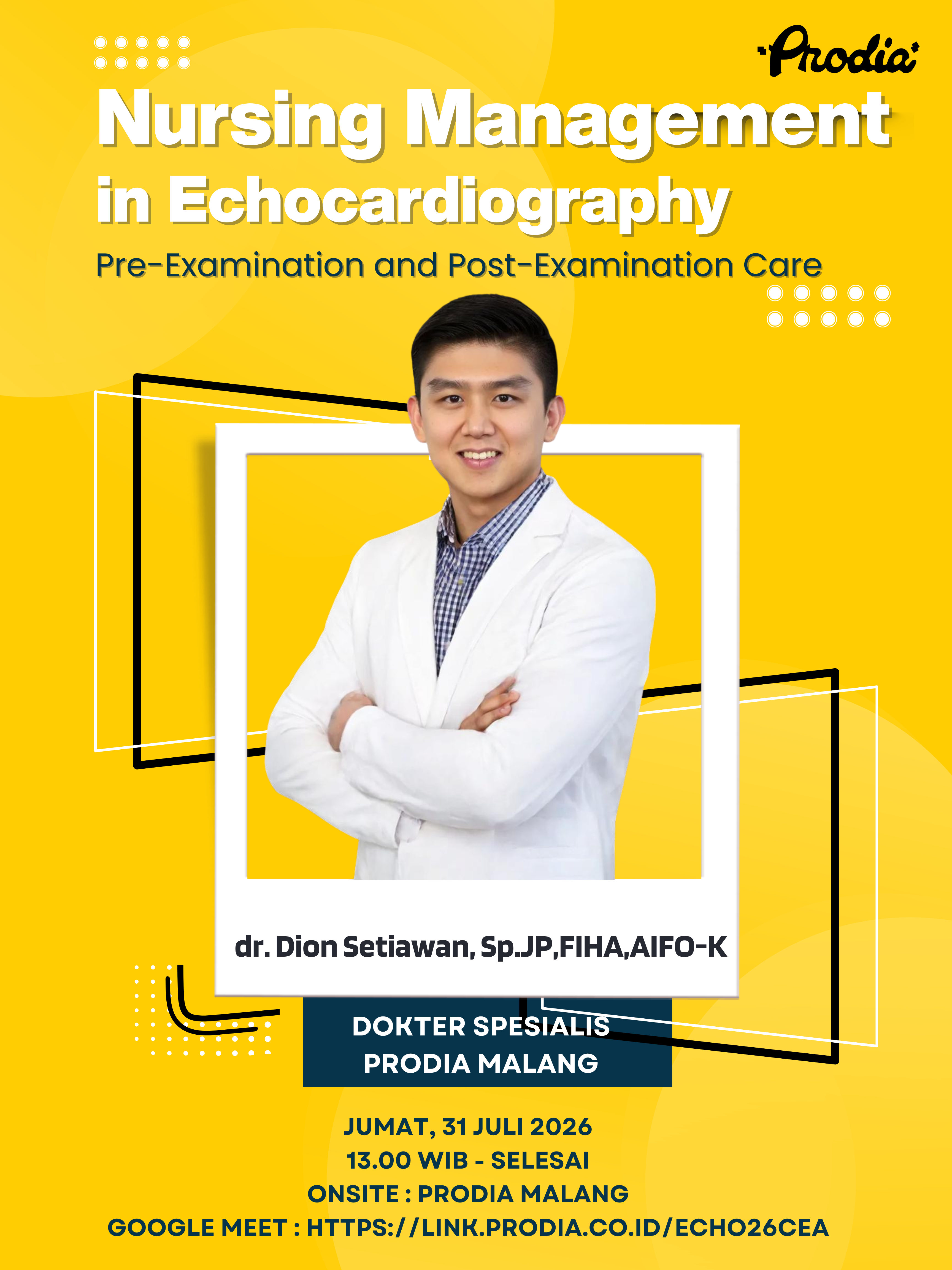 Nursing Management in Echocardiography: Pre-Examination and Post-Examination Care